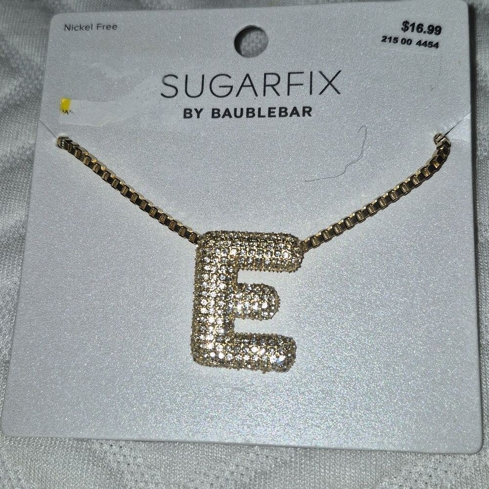 Sugarfix Baublebar Letter E Necklace - New